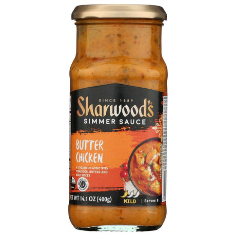 SHARWOODS: Butter Chicken Simmer Sauce, 14.1 oz - Sunshine Co Op. - #tag1# - #tag2# - #tag3# - #tag4#