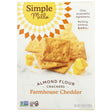 SIMPLE MILLS: Farmhouse Cheddar Almond Flour Crackers, 4.25 oz - Sunshine Co Op. - #tag1# - #tag2# - #tag3# - #tag4#