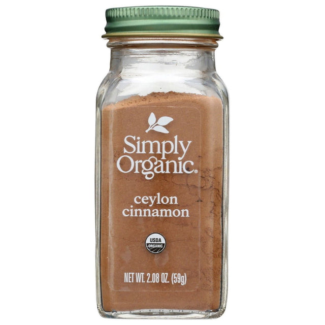 SIMPLY ORGANIC: Ceylon Cinnamon Ground, 2.08 oz - Sunshine Co Op. - #tag1# - #tag2# - #tag3# - #tag4#