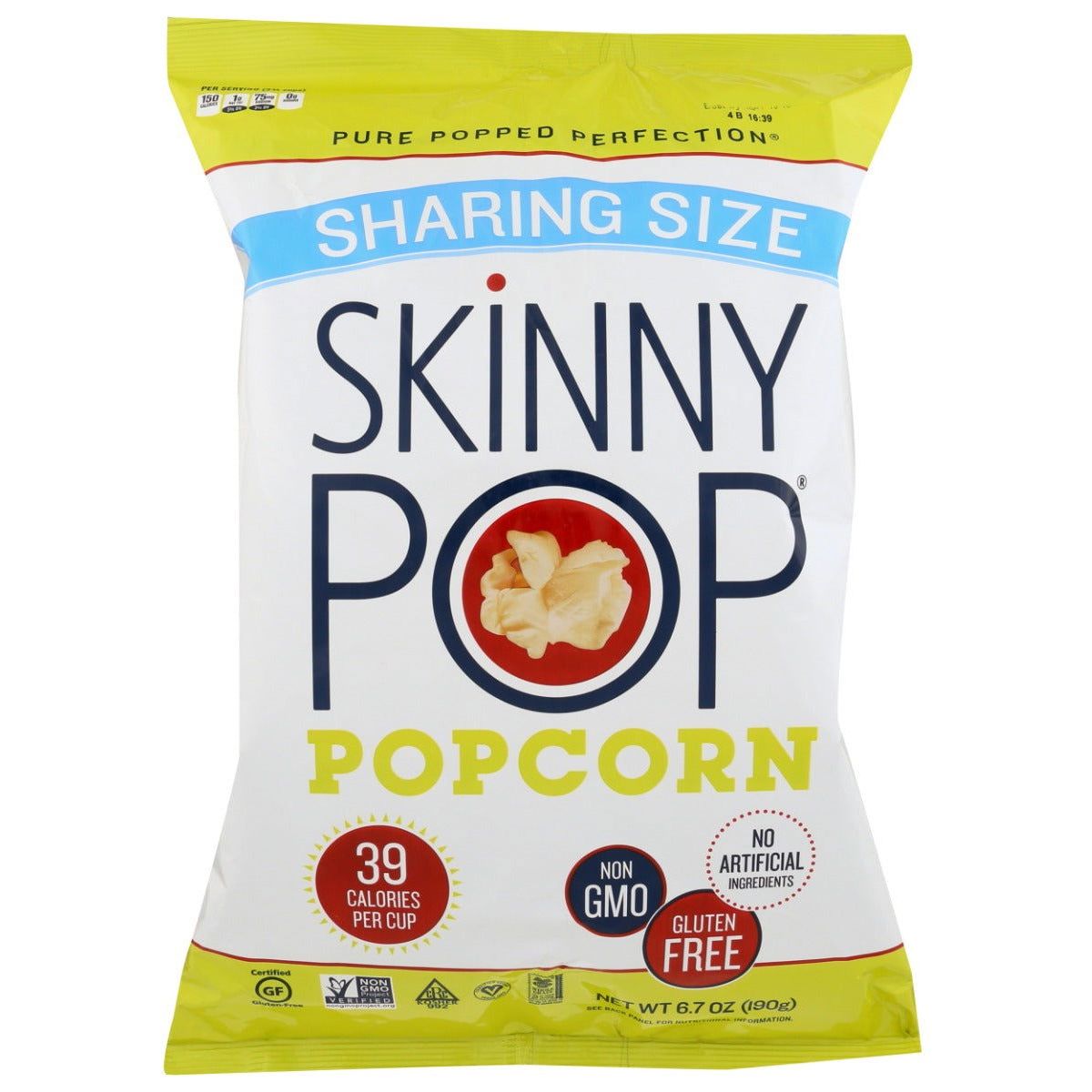 SKINNY POP: Popcorn Original Sharing Size, 6.7 oz - Sunshine Co Op. - #tag1# - #tag2# - #tag3# - #tag4#