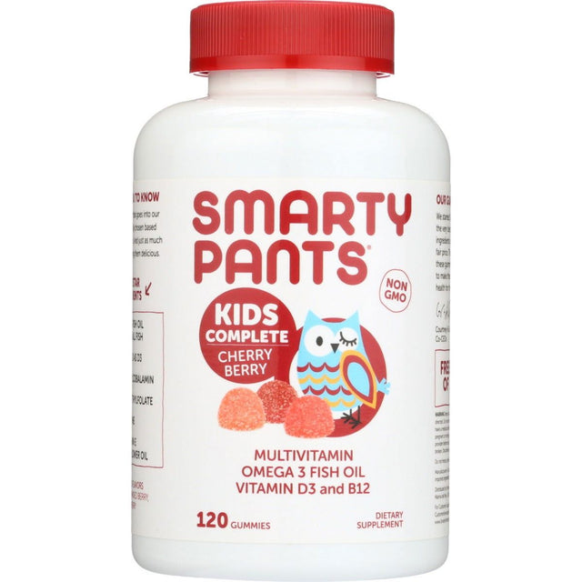 SMARTYPANTS: Kids Formula Cherry Berry, 120 pc - Sunshine Co Op. - #tag1# - #tag2# - #tag3# - #tag4#