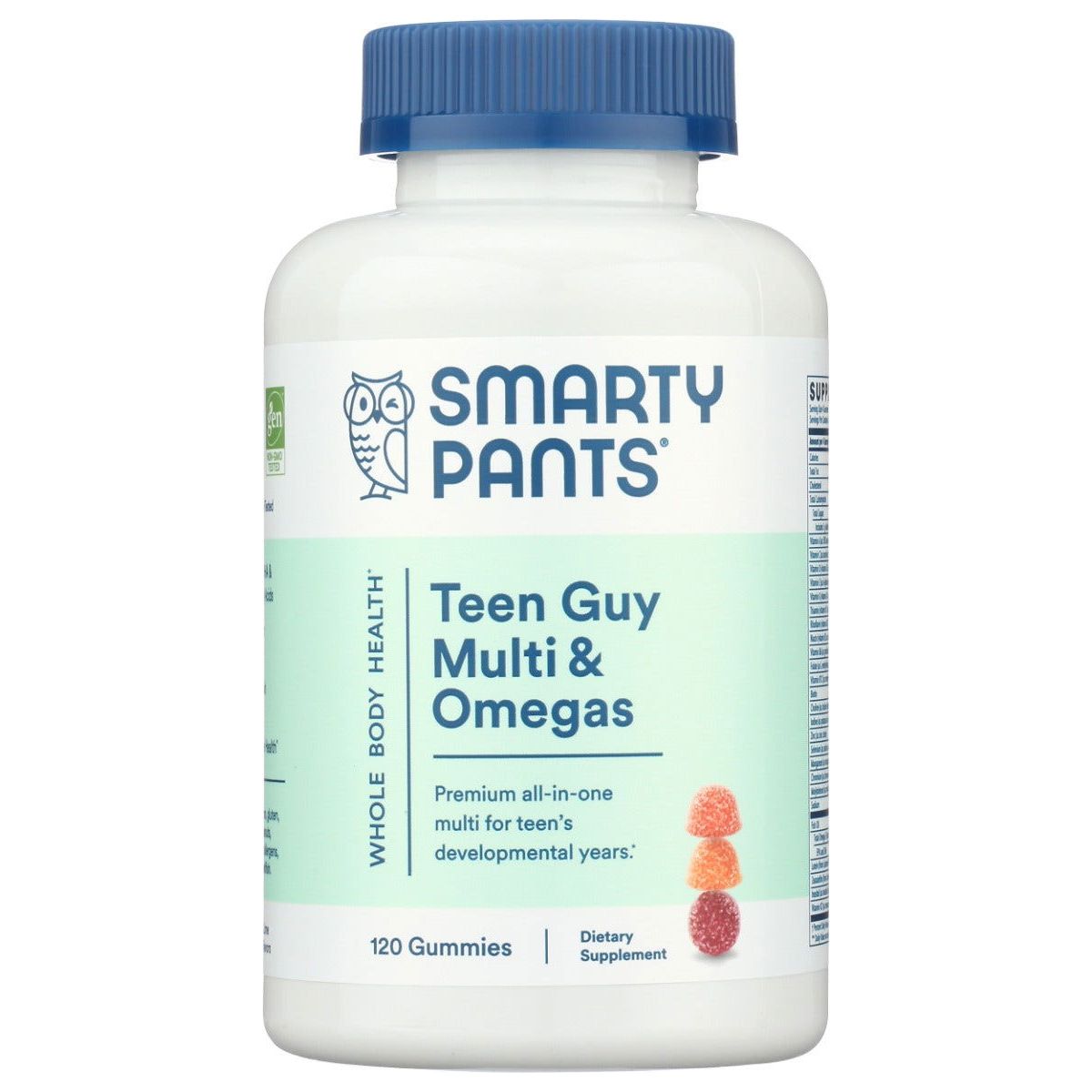 SMARTYPANTS: Teen Guy Multi and Omegas, 120 pc - Sunshine Co Op. - #tag1# - #tag2# - #tag3# - #tag4#