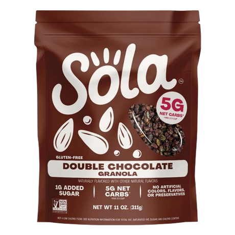 SOLA: Double Chocolate Granola, 11 oz - Sunshine Co Op. - #tag1# - #tag2# - #tag3# - #tag4#