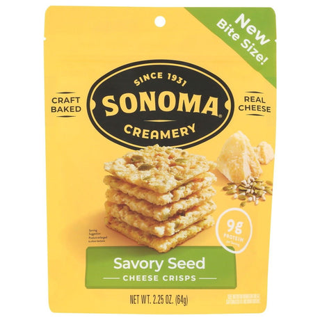 SONOMA CREAMERY: Savory Seed Cheese Crisps, 2.25 oz - Sunshine Co Op. - #tag1# - #tag2# - #tag3# - #tag4#