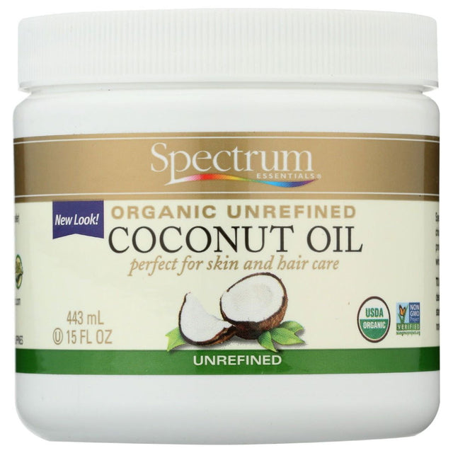SPECTRUM NATURALS: Organic Coconut Oil Unrefined, 15 fo - Sunshine Co Op. - #tag1# - #tag2# - #tag3# - #tag4#