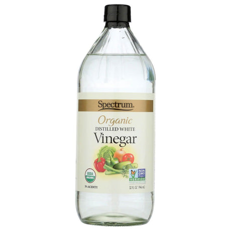 SPECTRUM NATURALS: Vinegar White Distilled Organic, 32 oz - Sunshine Co Op. - #tag1# - #tag2# - #tag3# - #tag4#