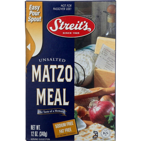 STREITS: Unsalted Matzo Meal, 12 oz - Sunshine Co Op. - #tag1# - #tag2# - #tag3# - #tag4#