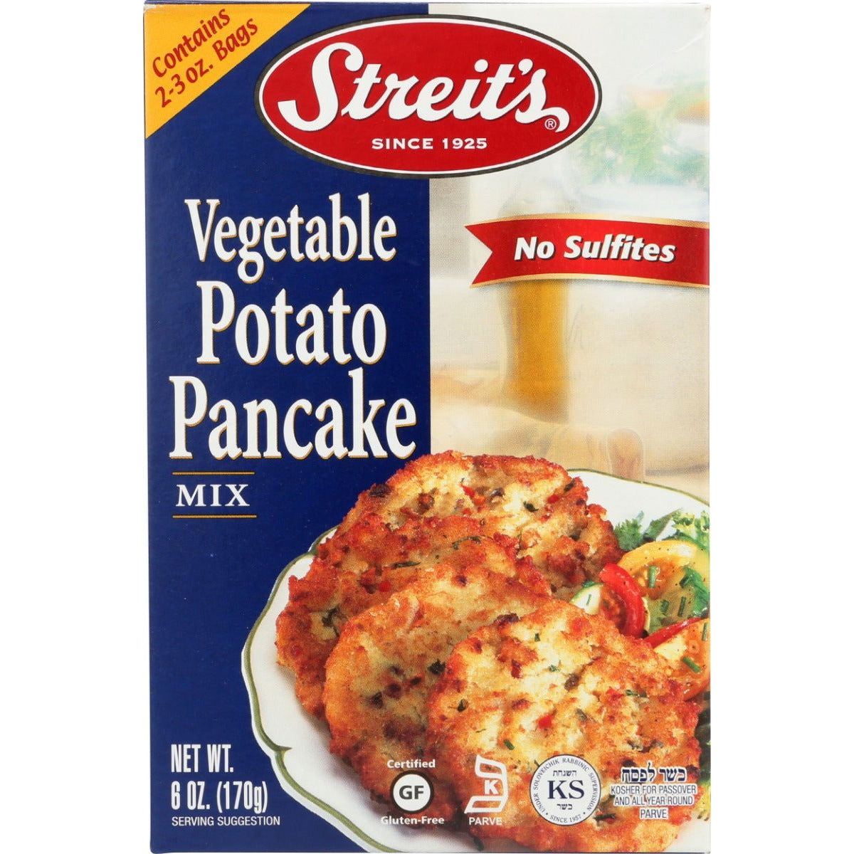 STREITS: Vegetable Potato Pancake Mix, 6 oz - Sunshine Co Op. - #tag1# - #tag2# - #tag3# - #tag4#