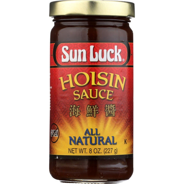 SUN LUCK: Hoisin Sauce, 8 oz - Sunshine Co Op. - #tag1# - #tag2# - #tag3# - #tag4#