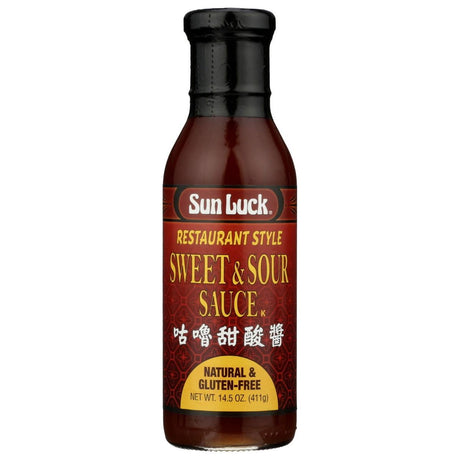 SUN LUCK: Sweet and Sour Sauce, 14.5 oz - Sunshine Co Op. - #tag1# - #tag2# - #tag3# - #tag4#