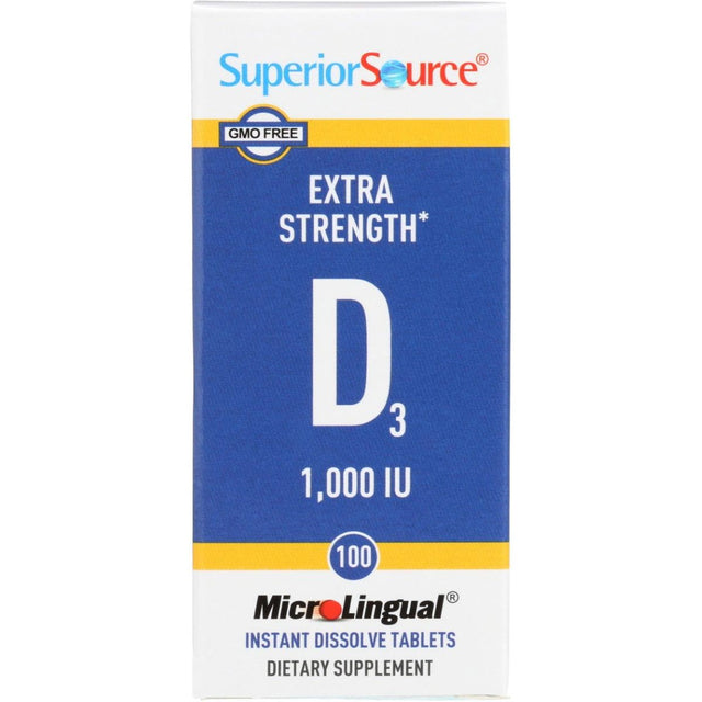 SUPERIOR SOURCE: Vitamin D3 1000 IU, 100 tb - Sunshine Co Op. - #tag1# - #tag2# - #tag3# - #tag4#