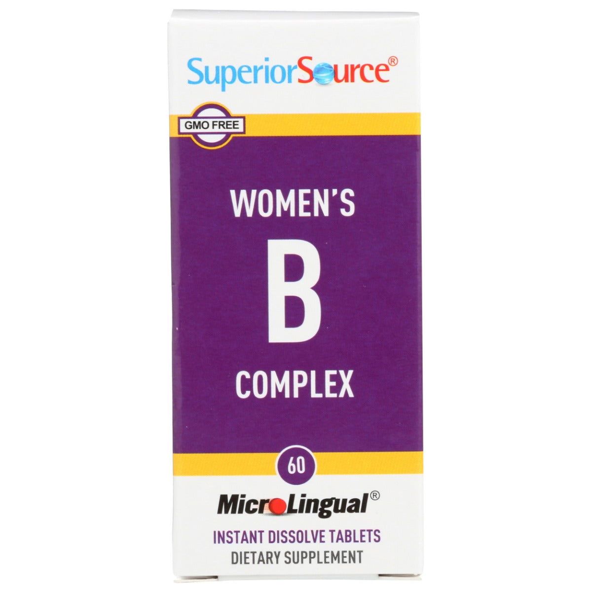 SUPERIOR SOURCE: Womens B Complex, 60 tb - Sunshine Co Op. - #tag1# - #tag2# - #tag3# - #tag4#