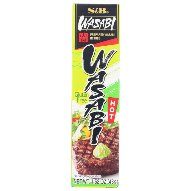 S & B: Prepared Wasabi In Tube, 1.52 oz - Sunshine Co Op. - #tag1# - #tag2# - #tag3# - #tag4#