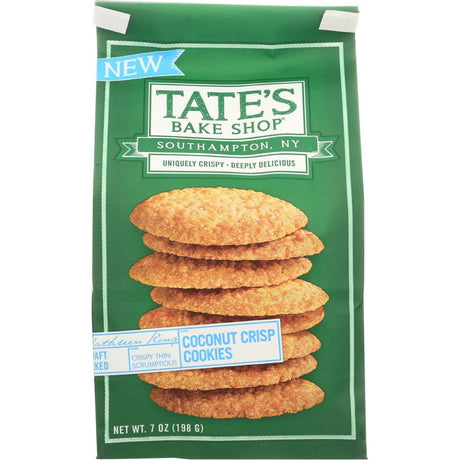 TATES: Cookies Coconut Crisp, 7 oz - Sunshine Co Op. - #tag1# - #tag2# - #tag3# - #tag4#