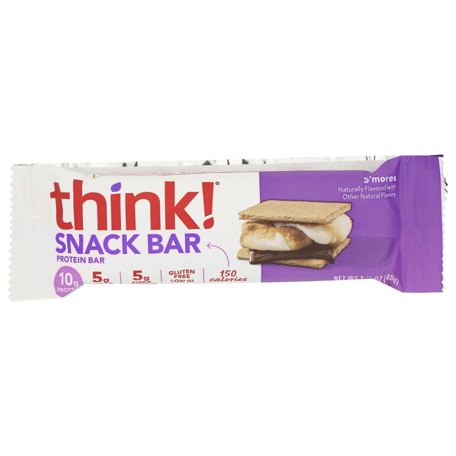 THINK: Protein Snack Bar Smores, 1.41 oz - Sunshine Co Op. - #tag1# - #tag2# - #tag3# - #tag4#