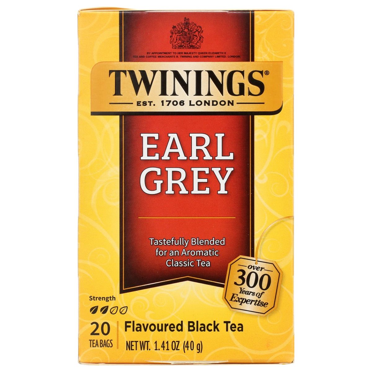 TWINING TEA: Classics Earl Grey Tea, 20 Tea Bags, 1.41 oz - Sunshine Co Op. - #tag1# - #tag2# - #tag3# - #tag4#