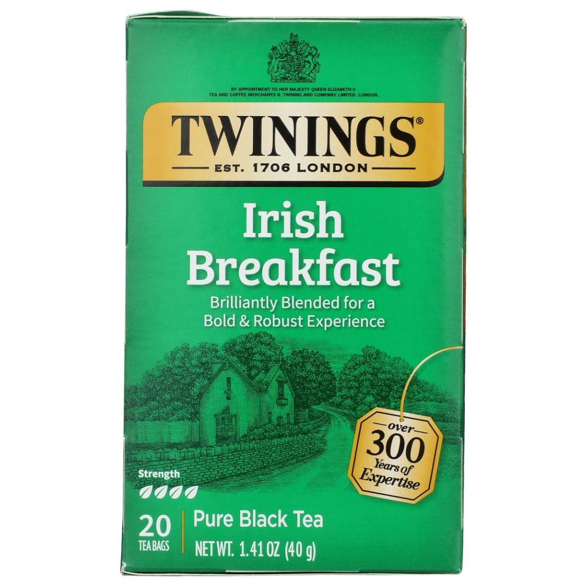 TWINING TEA: Classics Irish Breakfast Tea, 20 Tea Bags, 1.41 oz - Sunshine Co Op. - #tag1# - #tag2# - #tag3# - #tag4#