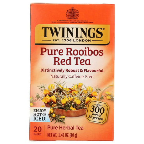 TWINING TEA: Pure Rooibos Red Tea, 20 bg - Sunshine Co Op. - #tag1# - #tag2# - #tag3# - #tag4#