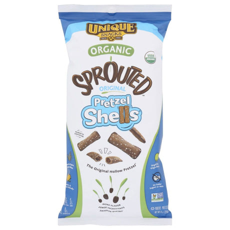 UNIQUE: Original Sprouted Pretzel Shells, 8 oz - Sunshine Co Op. - #tag1# - #tag2# - #tag3# - #tag4#