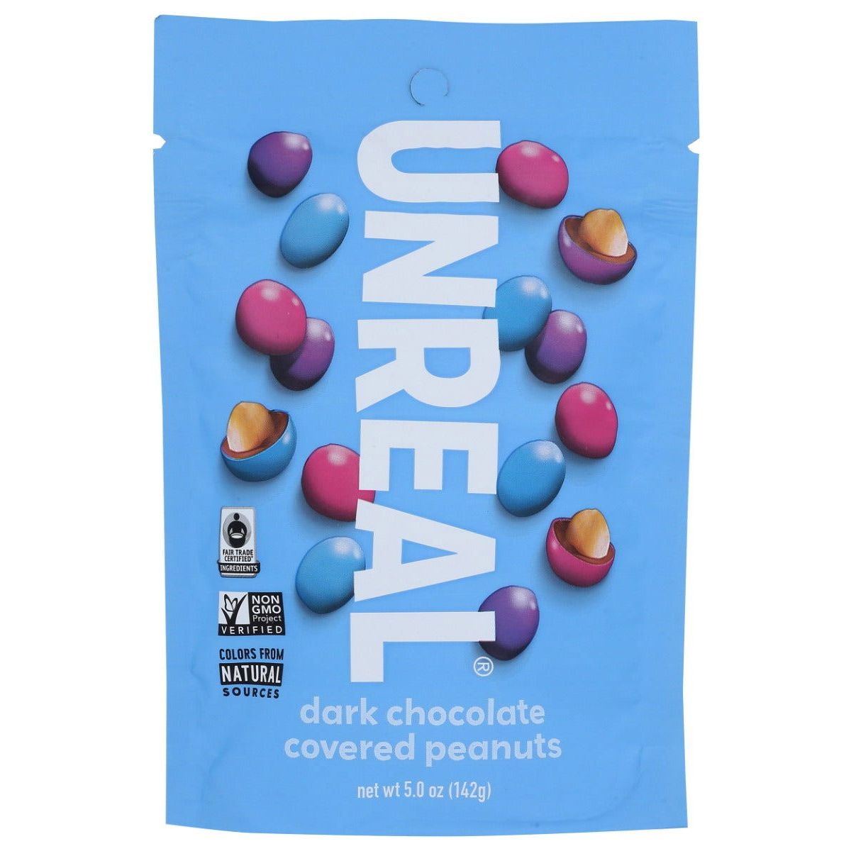 UNREAL: Dark Chocolate Peanut Gems, 5 oz - Sunshine Co Op. - #tag1# - #tag2# - #tag3# - #tag4#