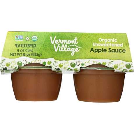 VERMONT VILLAGE CANNERY: Organic Unsweetened Applesauce 4 Cups, 16 oz - Sunshine Co Op. - #tag1# - #tag2# - #tag3# - #tag4#