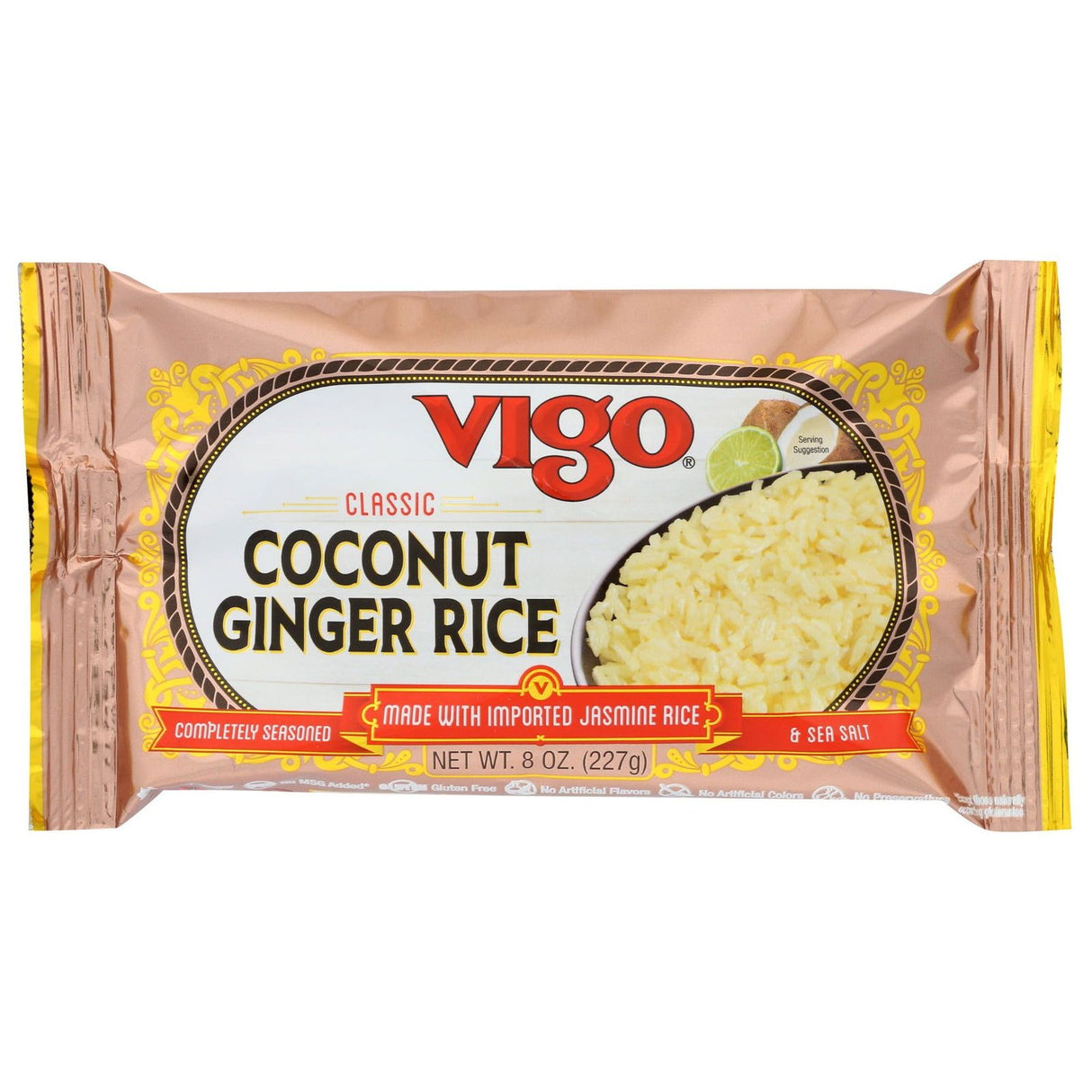 VIGO: Coconut Ginger Rice, 8 oz - Sunshine Co Op. - #tag1# - #tag2# - #tag3# - #tag4#