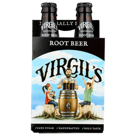 VIRGILS: Handcrafted Root Beer 4Pk, 48 fo - Sunshine Co Op. - #tag1# - #tag2# - #tag3# - #tag4#