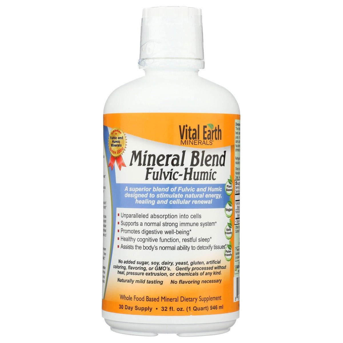 VITAL EARTH MINERALS: Mineral Blend, 32 oz - Sunshine Co Op. - #tag1# - #tag2# - #tag3# - #tag4#