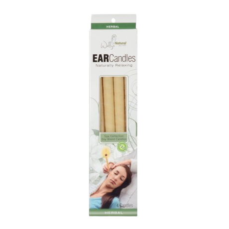 WALLY: Ear Candles Soy Herbal, 4 pc - Sunshine Co Op. - #tag1# - #tag2# - #tag3# - #tag4#