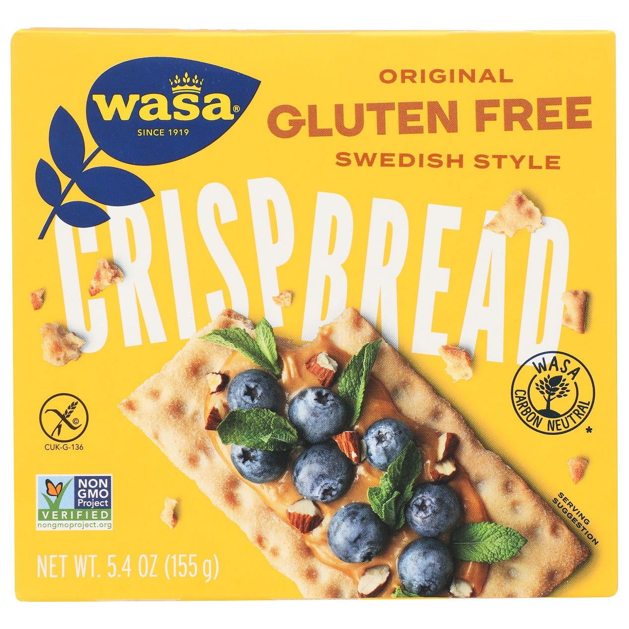 WASA: Crispbread Original Gluten Free, 5.4 oz - Sunshine Co Op. - #tag1# - #tag2# - #tag3# - #tag4#