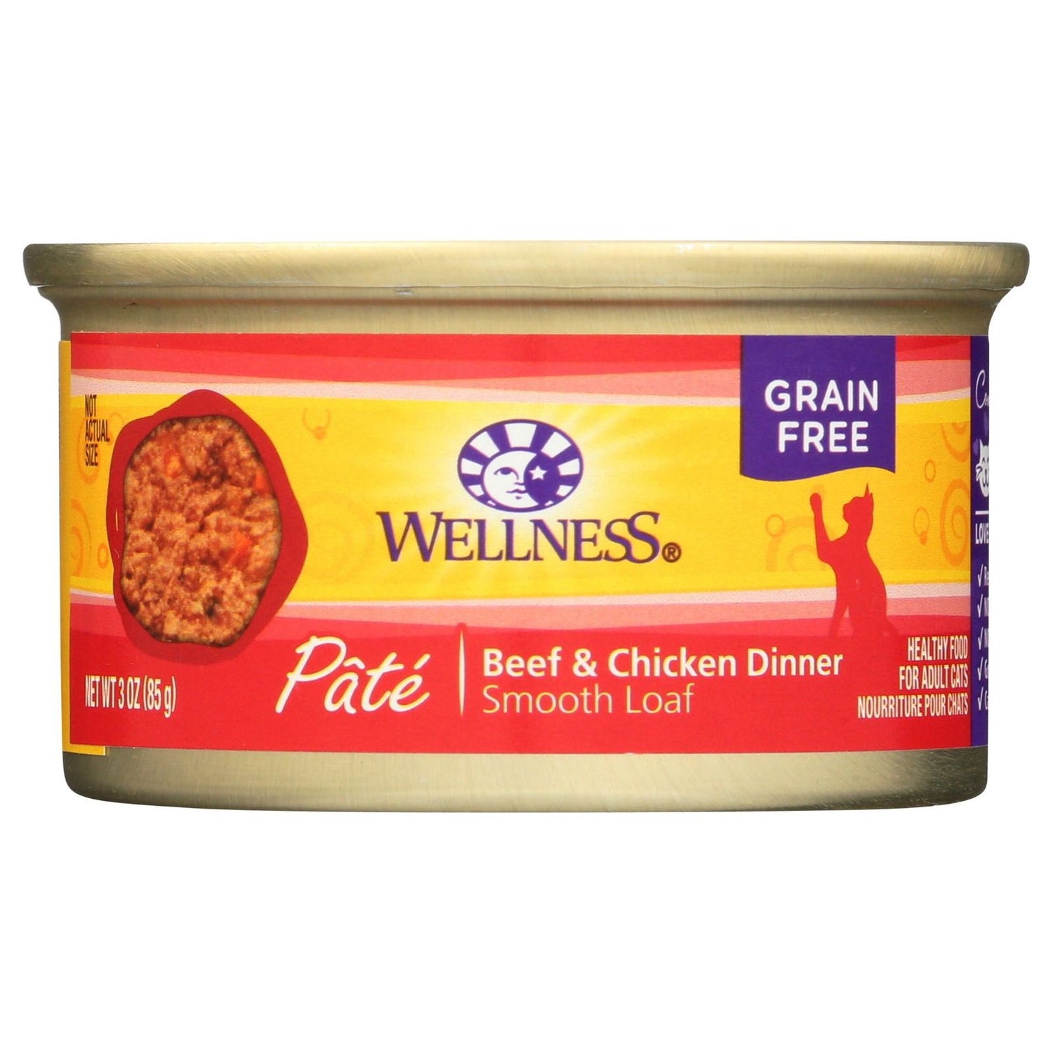 WELLNESS: Complete Health Pate Beef and Chicken Dinner Cat Food, 3 oz - Sunshine Co Op. - #tag1# - #tag2# - #tag3# - #tag4#