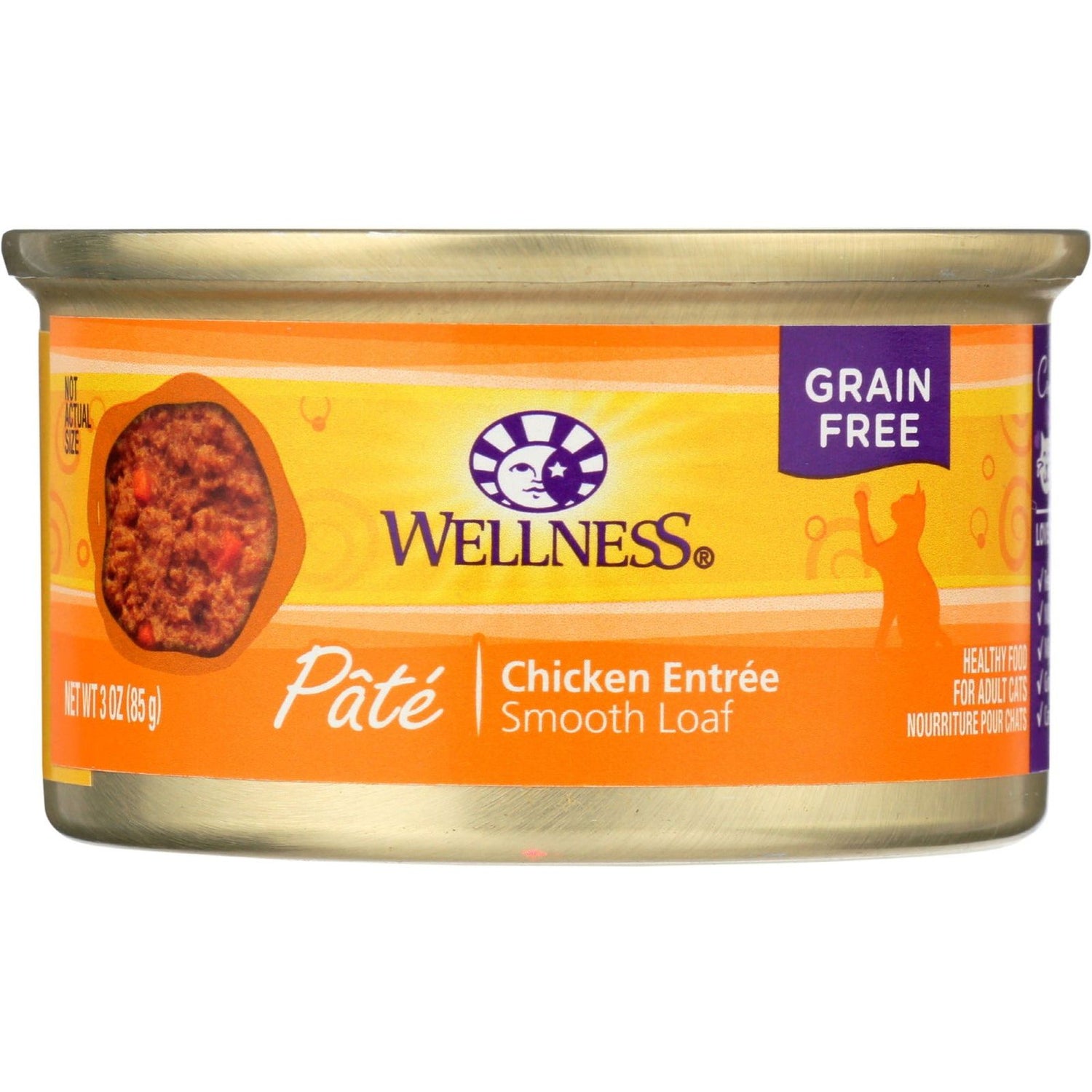 WELLNESS: Complete Health Pate Chicken Entree Cat Food, 3 oz - Sunshine Co Op. - #tag1# - #tag2# - #tag3# - #tag4#