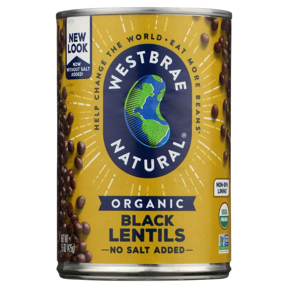 WESTBRAE: Organic Black Lentils No Salt Added, 15 oz - Sunshine Co Op. - #tag1# - #tag2# - #tag3# - #tag4#