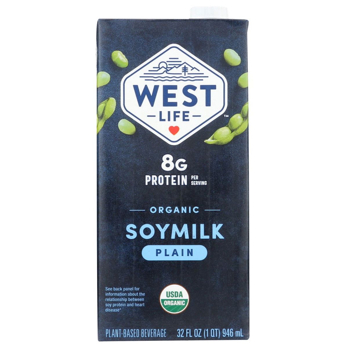 WEST LIFE: Organic Soymilk Plain, 32 fo - Sunshine Co Op. - #tag1# - #tag2# - #tag3# - #tag4#