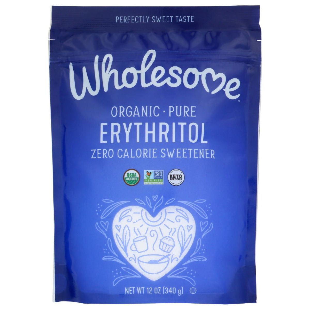 WHOLESOME: Organic Pure Erythritol Zero Calorie Sweetener, 12 oz - Sunshine Co Op. - #tag1# - #tag2# - #tag3# - #tag4#