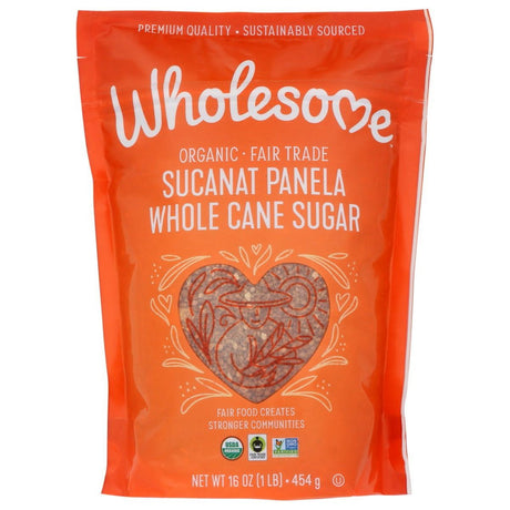 WHOLESOME: Sucanat Organic Whole Cane Sugar, 16 oz - Sunshine Co Op. - #tag1# - #tag2# - #tag3# - #tag4#
