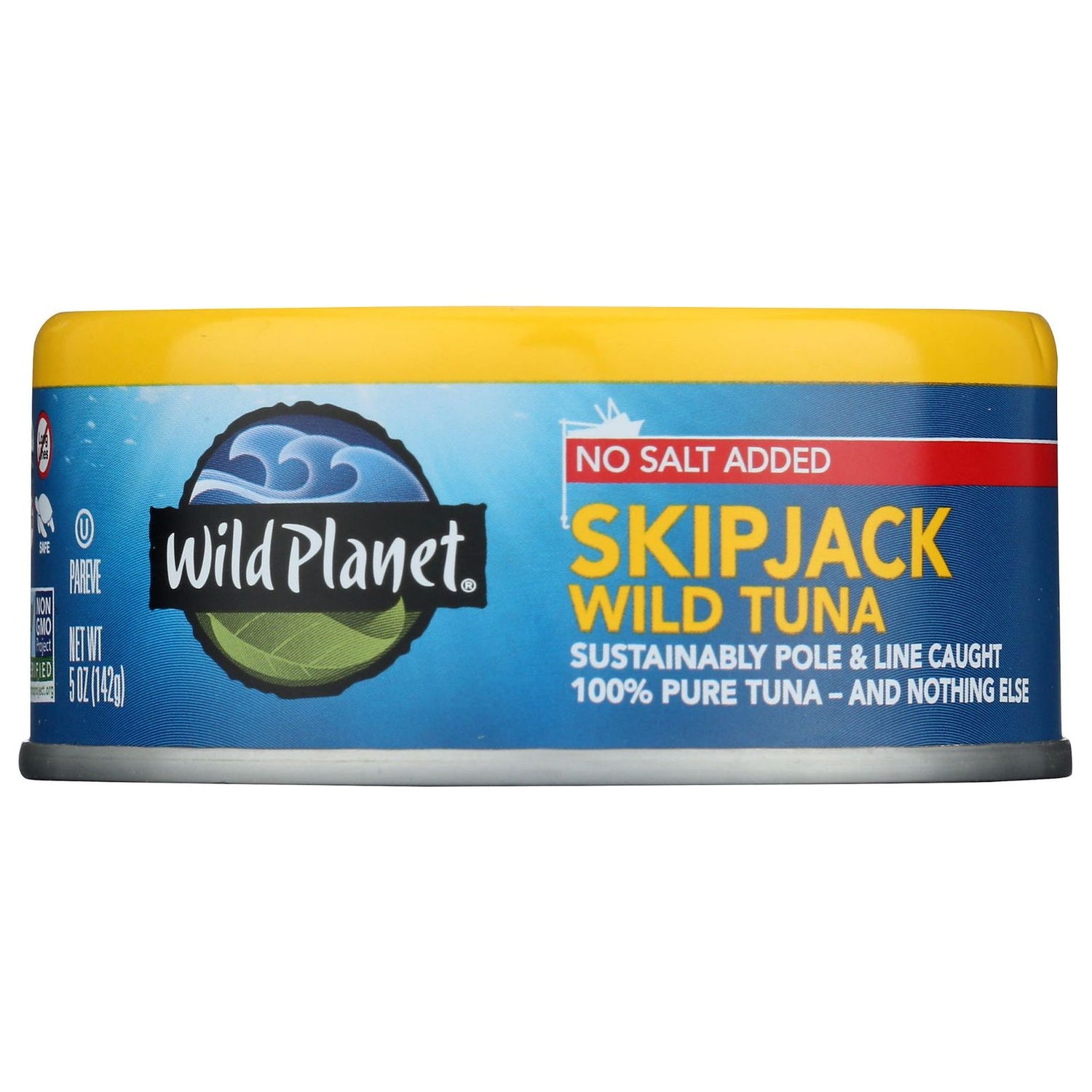 WILD PLANET: Skipjack Wild Tuna No Salt Added, 5 oz - Sunshine Co Op. - #tag1# - #tag2# - #tag3# - #tag4#