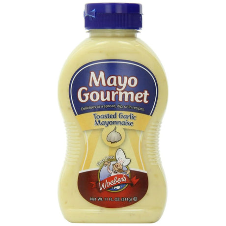 WOEBER: Mayo Toasted Garlic, 11 oz - Sunshine Co Op. - #tag1# - #tag2# - #tag3# - #tag4#
