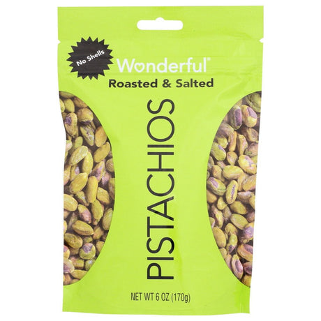 WONDERFUL PISTACHIOS: Roasted & Salted No Shell Pistachios, 6 oz - Sunshine Co Op. - #tag1# - #tag2# - #tag3# - #tag4#