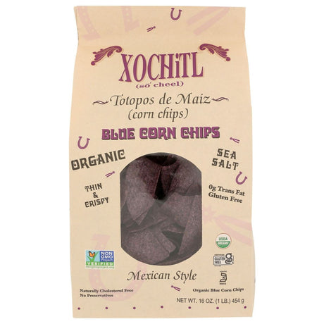 XOCHITL: Corn Chips Organic Blue Corn, 16 oz - Sunshine Co Op. - #tag1# - #tag2# - #tag3# - #tag4#