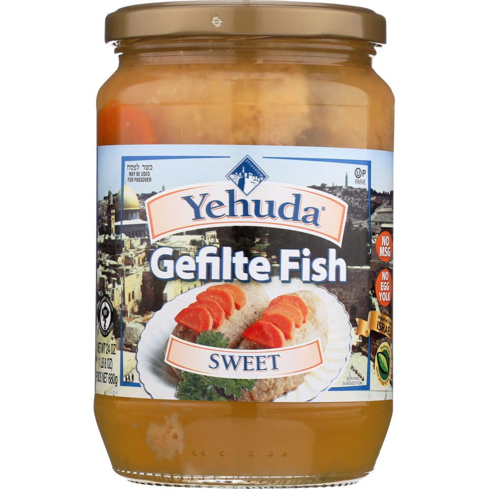 YEHUDA: Gefilte Fish Sweet, 24 oz - Sunshine Co Op. - #tag1# - #tag2# - #tag3# - #tag4#