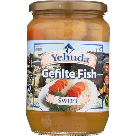 YEHUDA: Gefilte Fish Sweet, 24 oz - Sunshine Co Op. - #tag1# - #tag2# - #tag3# - #tag4#