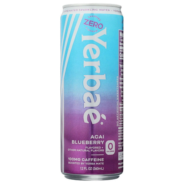 YERBAE: Acai Blueberry Caffeinated Sparkling Water, 12 fo - Sunshine Co Op. - #tag1# - #tag2# - #tag3# - #tag4#
