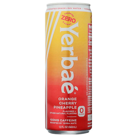YERBAE: Orange Cherry Pineapple Sparkling Water, 12 fo - Sunshine Co Op. - #tag1# - #tag2# - #tag3# - #tag4#