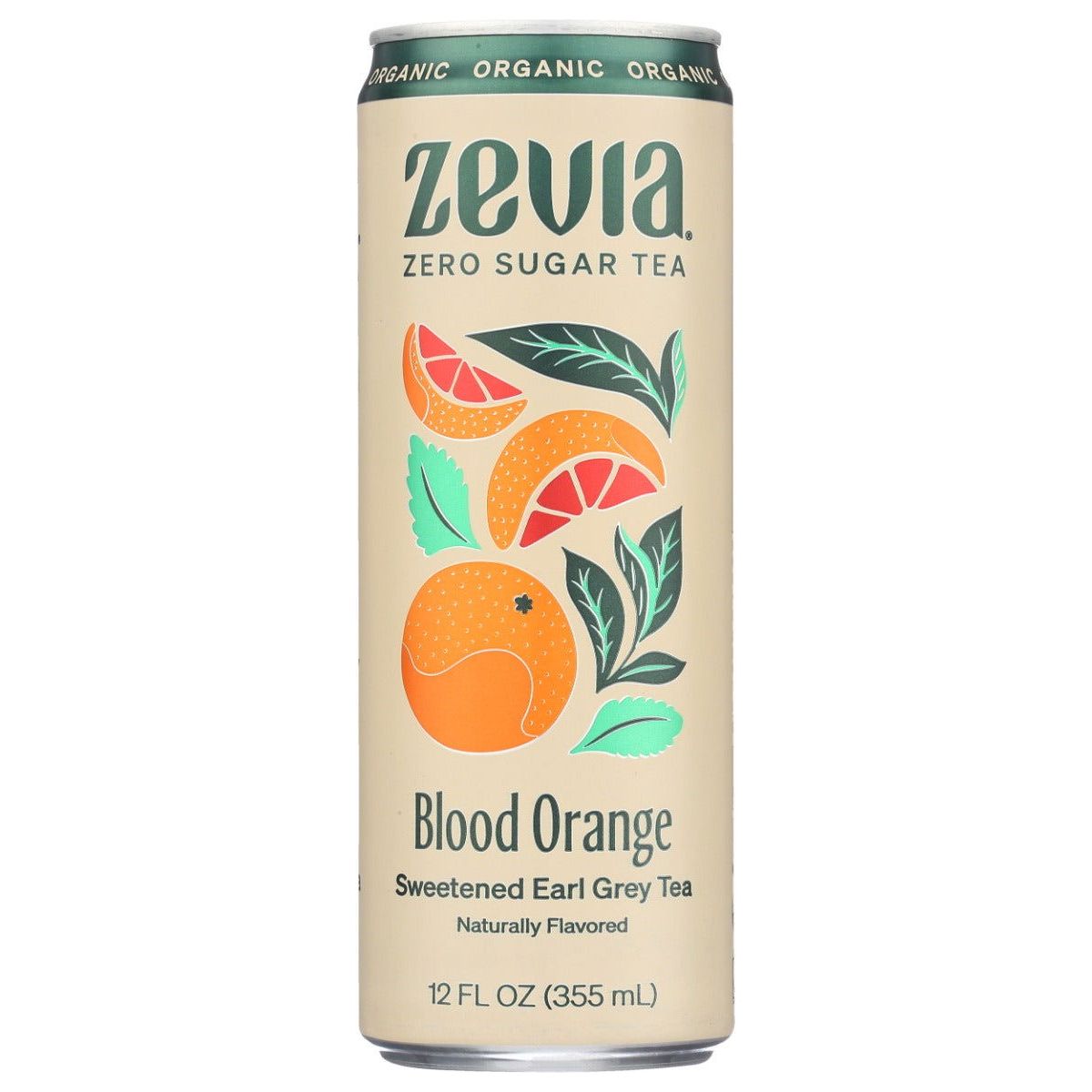 ZEVIA ORGANIC: Sweetened Earl Grey Tea Blood Orange, 12 fo - Sunshine Co Op. - #tag1# - #tag2# - #tag3# - #tag4#