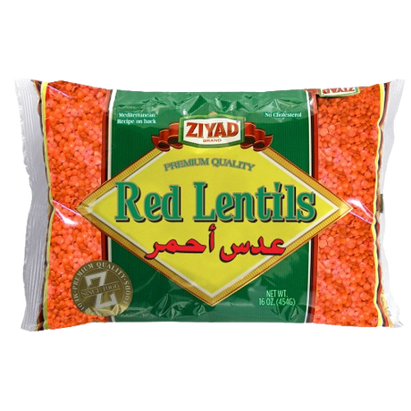ZIYAD: Red Lentils, 16 oz - Sunshine Co Op. - #tag1# - #tag2# - #tag3# - #tag4#