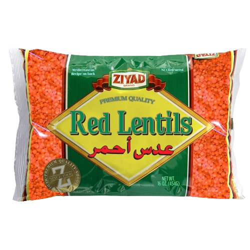 ZIYAD: Red Lentils, 16 oz - Sunshine Co Op. - #tag1# - #tag2# - #tag3# - #tag4#