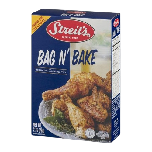 STREITS: Bag N Bake Seasoned Coating Mix, 2.75 oz