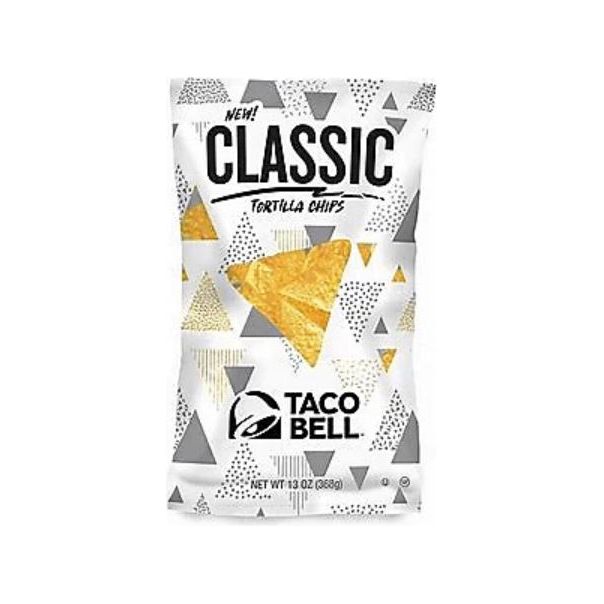 TACO BELL: Classic Tortilla Chips, 13 oz