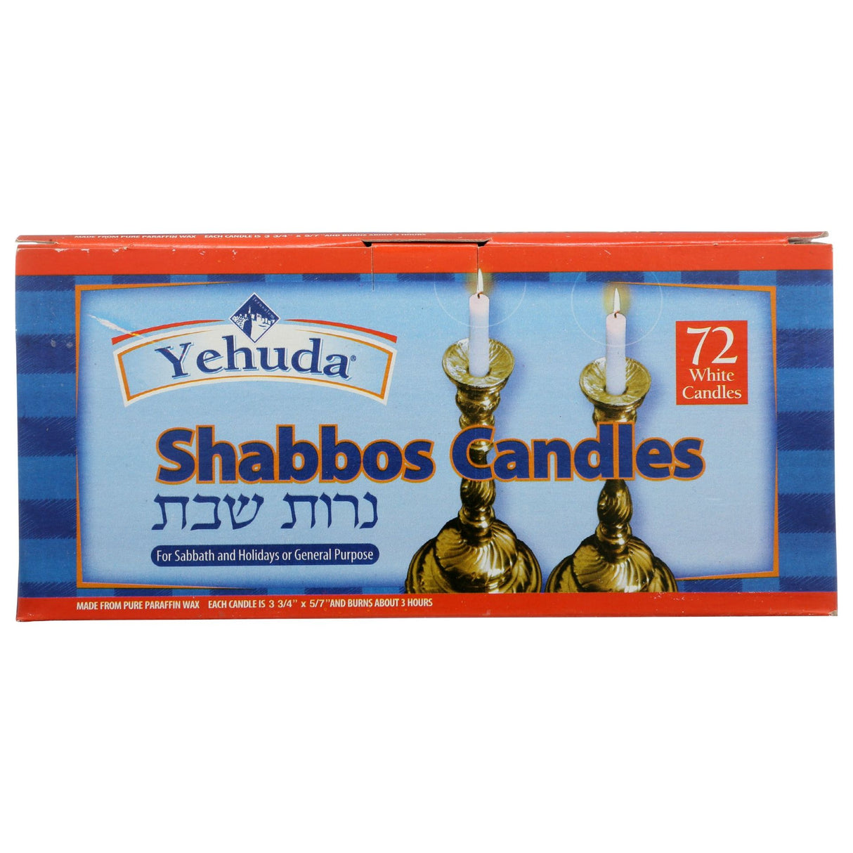 YEHUDA: Sabbath Candles, 72 pc